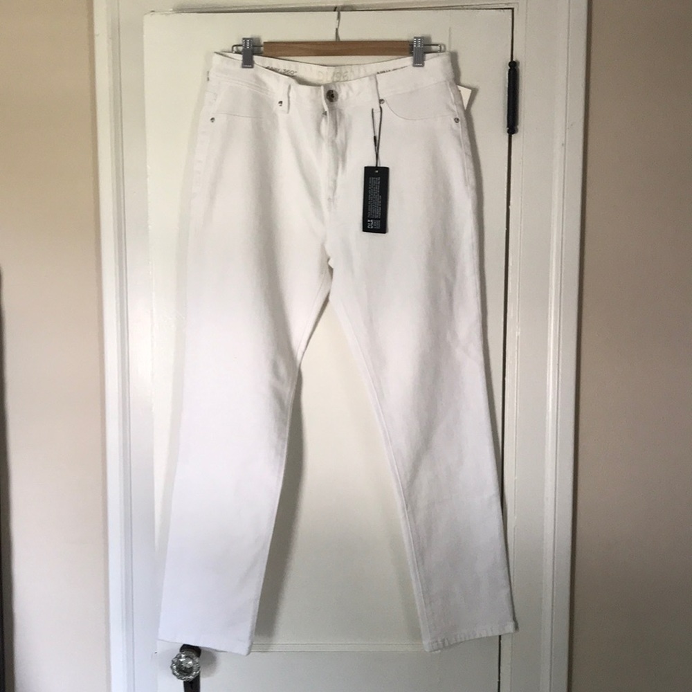 DL1961 Nina white skinny jeans